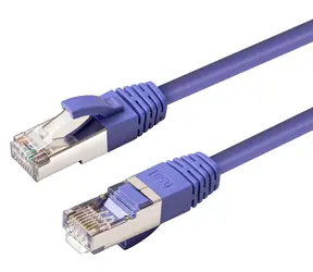 MicroConnect CAT6A S/FTP 20m fioletowy / Kabel sieciowy / LSZH / RJ-45 / PoE
