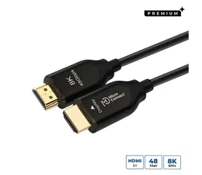 MicroConnect Premium Ultra High Speed 40 m czarny / kabel połączeniowy HDMI / HDMI 2.1 / 8K 7680×4320 / 120 Hz