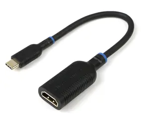 MicroConnect USB-C (M) - HDMI (F) 0,2 m czarny / Adapter / 4K