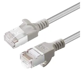 MicroConnect CAT6a U/FTP SLIM 7,5 m szary / LSZH