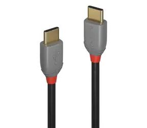 Lindy USB-C 1 m czarny / kabel USB / USB 2.0 / 480 Mbit/s