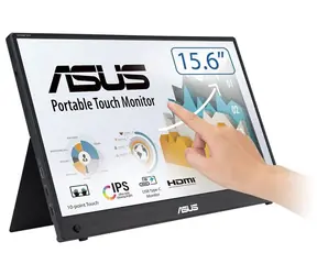 15,6" Asus ZenScreen MB16AHT czarny / przenośny monitor / IPS / FHD 1920 × 1080 / dotykowy / USB-C + HDMI / głośniki