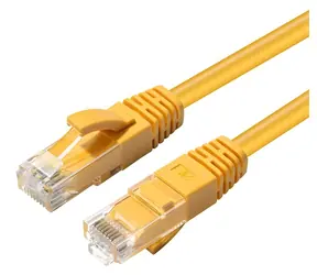 MicroConnect CAT5e U/UTP 0,3 m żółty / kabel krosowy / RJ-45 / PVC