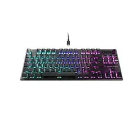 Turtle Beach Vulcan TKL AIMO czarny / Klawiatura gamingowa / mechaniczna / Przełączniki liniowe Titan / AIMO RGB / US