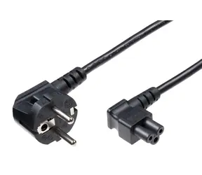Przewód zasilający MicroConnect CEE 7/7 - C5 czarny / Przewód zasilający / 1,8 m / 250 V / 2,5 A