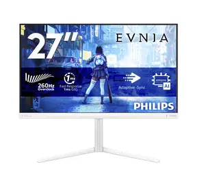 27" Philips 27M2N5201P biały / Monitor / Szybki IPS / 1920x1080 / 260Hz / 1ms / 300cd / HDMI+DP / VESA