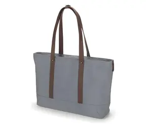 Dicota Eco Shopper Motion 13-14,1" jasnoszary / Torba na laptopa / Poliester + plastik z recyklingu