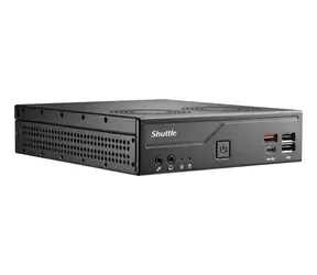 Shuttle XPC slim DH810 czarny / Barebone / LGA1851 (Arrow Lake-S) / 2x SO-DIMM DDR5 / M.2 NVMe + SATA 2.5" / 2x LAN