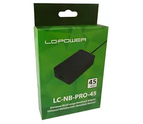 LC-Power LC- NB-PRO-45 / Zasilacz do laptopa / 45 W / Uniwersalny / Kabel 1,2 m