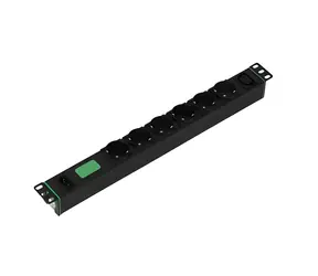 APC Easy PDU Basic czarny / 6x Schuko / 1x C13 / 1U / 10A / 230V 