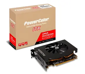 PowerColor Radeon RX 6500 XT ITX 4GB / Karta graficzna / GDDR6 / 64-bit / 2815 MHz / 1x HDMI + 1x DP / 400 W