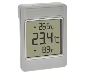TFA 30.1067.15 WINDOO / Cyfrowy termometr zewnętrzny / od -25 do +70 °C / montaż bez wiercenia / zasilanie AAA