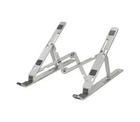 LogiLink AA0134 srebrny / Podstawka pod laptopa / do 16" / 7 pozycji / do 10 kg