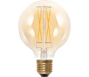 SEGULA LED Globe 95 5W(31W) złoty / E27 / 340lm / 1900K / ściemnialny