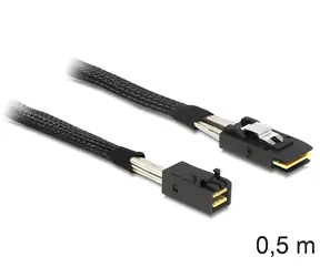 Kabel DeLock / SAS / Mini SAS HD SFF-8643 / Mini SAS 36-pin SFF-8087 / 0,5 m