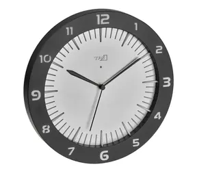 TFA 60.3553.10 LUMOCLOCK / Zegar ścienny / sterowany radiowo DCF / 9 kolorów podświetlenia / 303×303 mm