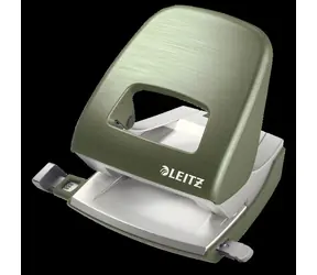 Dziurkacz biurkowy Leitz NeXXt STYLE 5006 zielonkawy / metalowy / do 30 arkuszy / A4, A5, A6 / 10 lat gwarancji