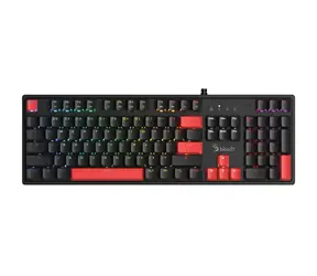 A4Tech Bloody S520N czarna / Klawiatura gamingowa / mechaniczna / BLMS Red PLUS / RGB / USB