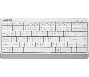 A4Tech Fstyler FK11 biało-szary / Klawiatura przewodowa / USB / 75% / kabel 150 cm
