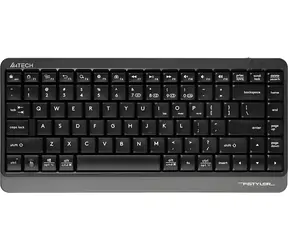 A4Tech FStyler FBK11 czarno-szary / Klawiatura bezprzewodowa / 80% TKL / Bluetooth / 2,4 GHz / 4 urządzenia
