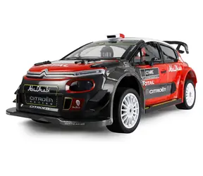 Samochód zdalnie sterowany AMEWI Citroën C3 WRC HyperGo czarno-czerwony / 1:7 / 4WD Brushless / 65 km/h / 2.4 GHz / wiek 14+ / ARTR