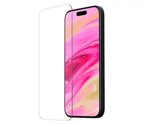 Szkło LAUT Prime Glass do iPhone'a 15 / Folia ochronna na ekran / Przezroczysta / Szkło hartowane 9H / Ramka montażowa