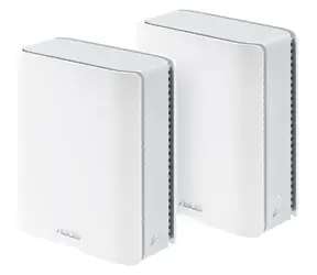 Asus ZenWiFi BT10 biały zestaw 2 sztuk / System Wi-Fi Mesh / Wi-Fi 7 / Trójzakresowy / 11529 Mbit/s
