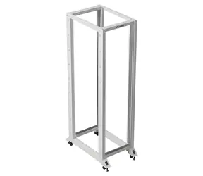 Lanberg Open Rack 42U szary / Szafa rack / 19" / Szerokość 600 mm / Głębokość 1000 mm / Nośność 600 kg