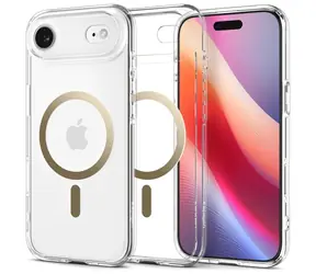 Spigen Ultra Hybrid MagSafe iPhone Air przezroczysto-złoty