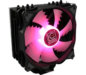LC Power LC-CC-120-RGB / Chłodzenie procesora / 120 mm / RGB / TDP 180 W / LGA1700 / AM4