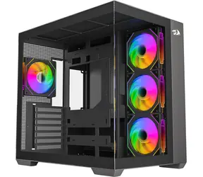 Redragon EVO ARGB GC-623-PRO czarny / Obudowa / Middle Tower / ATX / ARGB / Szkło hartowane