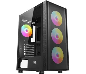Redragon Spark GC-621- 4F / Obudowa / 4× wentylator RGB / Szkło hartowane / USB-C