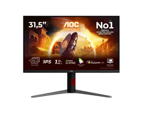 31,5" AOC U32G4U czarny / Monitor / Szybki IPS / 4K UHD / 160 Hz / 450 cd/m2 / 2x HDMI + DP / VESA