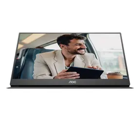 15,6" AOC 16T20E2 czarny / IPS / Full HD 1920x1080 / 16:9 / 2 głośniki 2 W / USB / przenośny
