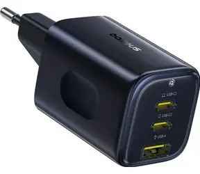 Baseus PicoGo AE11 czarny / Szybka ładowarka / 67 W / 2× USB-C / 1× USB-A
