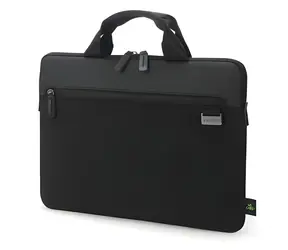 Dicota Sleeve PLUS FIVE 14 czarny / Etui na laptopa z uchwytem / do 14" / neopren