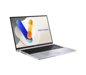 Asus Vivobook 16 srebrny / Notebook / 16" WUXGA / Intel Core 9 270H / 24 GB DDR5 / 512 GB SSD / Grafika Intel / W11H