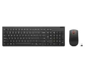 Lenovo Eos3 czarny / Zestaw klawiatury i myszy bezprzewodowej / 2,4 GHz / Klawiatura rosyjska