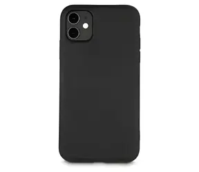 HAMA Fantastic Feel Apple iPhone 11 czarny / Tylna obudowa / TPU