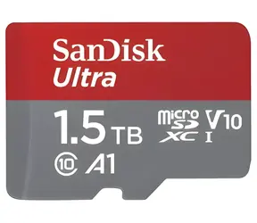 SanDisk Ultra microSDXC 1,5 TB / karta pamięci microSD / UHS-I / odczyt: do 150 MB/s / A1
