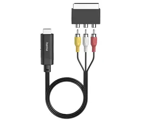 HAMA Konwerter SCART/Cinch na HDMI/AV/Full HD 1080p