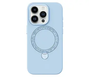 Joyroom PN-15L2 Dancing Circle niebieski / Etui ochronne / MagSafe / iPhone 15 Pro / bez opakowania