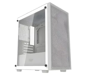 Darkflash M305 Mesh biały / Obudowa komputera / M-ATX / ITX / szkło hartowane / bezwentylatorowa