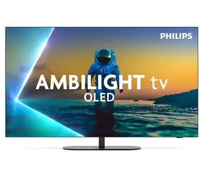 55-calowy Philips 55OLED820/12 czarny / telewizor / OLED / 4K UHD / Google TV / Ambilight / głośniki 70 W