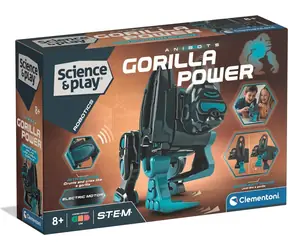 Clementoni Science&Play Robotics: Robot Gorilla / Zestaw robotyczny / STEM / ruch i dźwięki