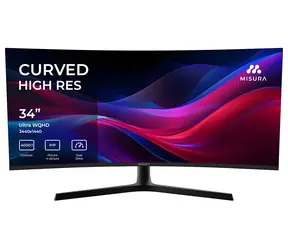 34" Misura P23EG34RWA01 czarny / Monitor / zakrzywiony VA / 3440×1440 / 1 ms / 4000:1 / 400 cd/m2 / HDMI+DP / Głośnik