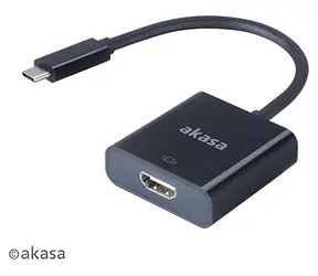Akasa AK-CBCA04-15BK black / USB-C to HDMI adapter / 15 cm