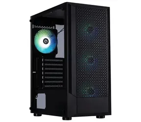Bitfenix C50 czarny / Obudowa / ATX / 4X 120mm FRGB / 2x USB 2.0 + 1x USB 3.0 / bez zasilacza / szkło hartowane