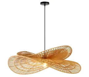 Immax BOHO MARIPOSA / Lampa wisząca / D80 cm / E27 / juta naturalna