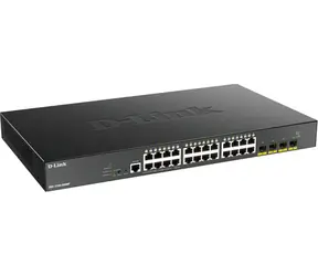 D-Link DGS-1250-28XMP/E / SMART przełącznik zarządzalny / 24x PoE+ gigabit / 4X 10G SFP+ / Budżet PoE 370 W